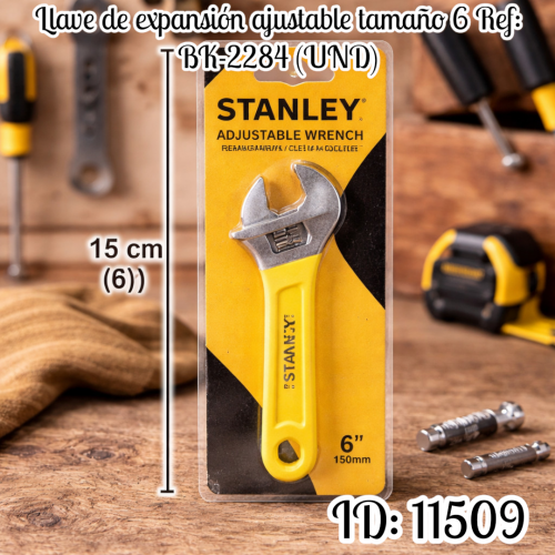 Llave de expansión ajustable tamaño 6 Ref: BK-2284 (UND)