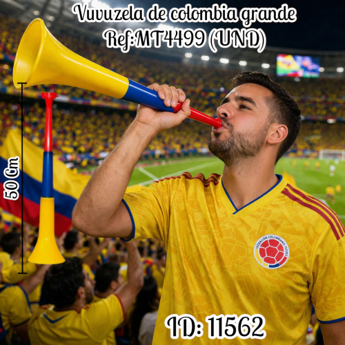 Vuvuzela de colombia grande Ref:MT4499 (UND)