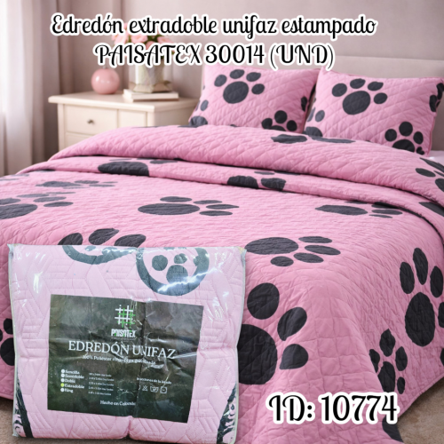 Edredón extradoble unifaz estampado PAISATEX 30014 (UND)