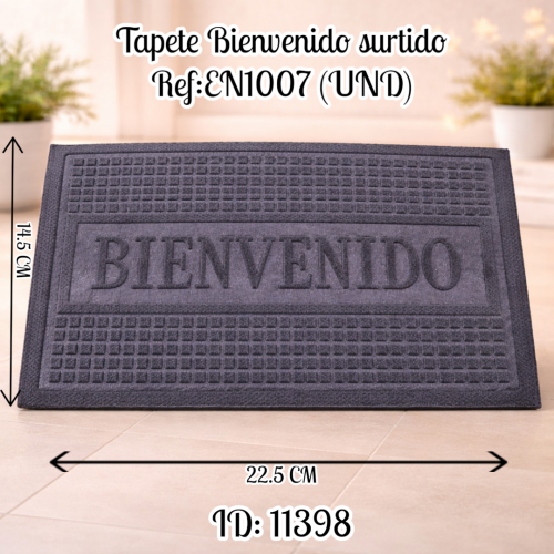 Tapete Bienvenido surtido Ref:EN1007 (UND)