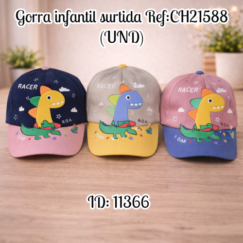 Gorra infantil surtida Ref:CH21588 (UND)
