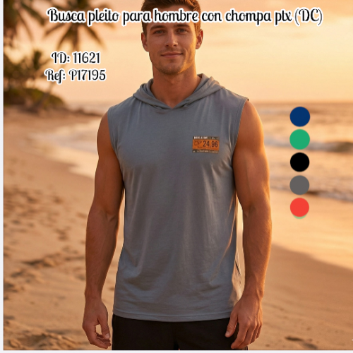 Busca pleito para hombre con chompa ptx (DC)