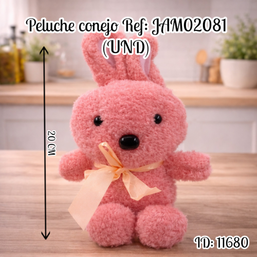 Peluche conejo  Ref: JAM02081 (UND)