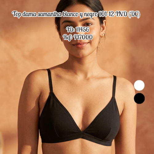 Top dama samantha blanco y negro 101-12-IND (DC)