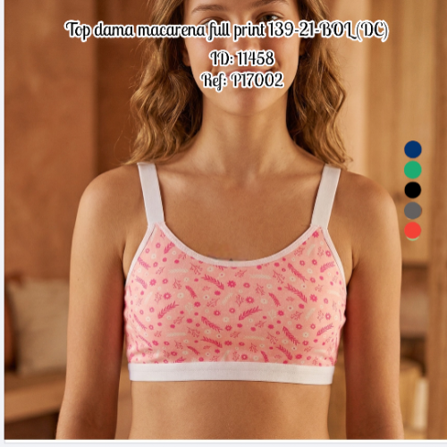 Top dama macarena full print 139-21-BOL (DC)