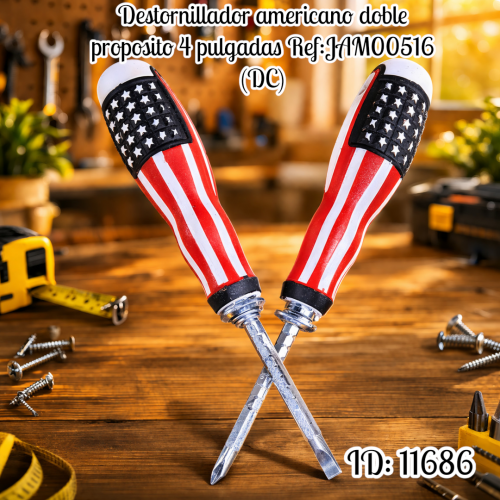 Destornillador americano doble proposito 4 pulgadas Ref:JAM00516 (DC)