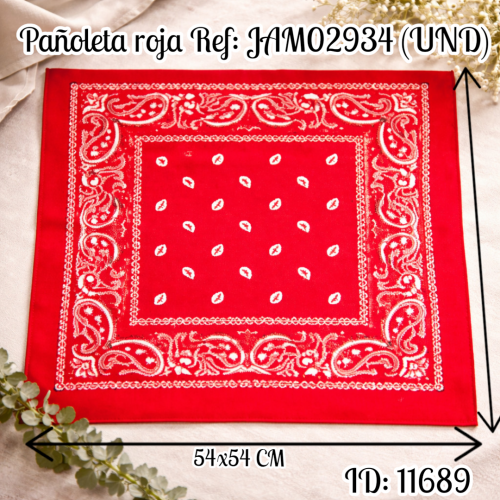 Pañoleta roja Ref: JAM02934 (UND)