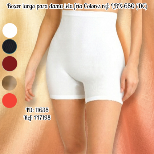 Boxer largo para dama tela fria Colores ref: LBX-680 (DC)