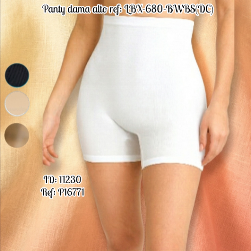 Panty dama alto ref: LBX-680-BWBS(DC)