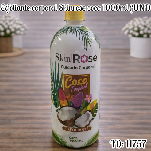 Exfoliante corporal Skinrose coco 1000ml (UND