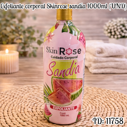 Exfoliante corporal Skinrose sandía 1000ml (UND)