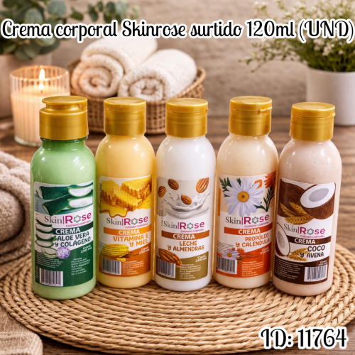 Crema corporal Skinrose surtido 120ml (UND)
