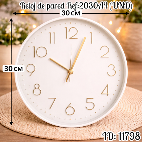 Reloj de pared Ref:2030A4 (UND)