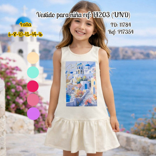 Vestido para niña ref: 14203 (UND)