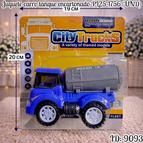 Juguete carro tanque encartonado PL25-1756 (UND)