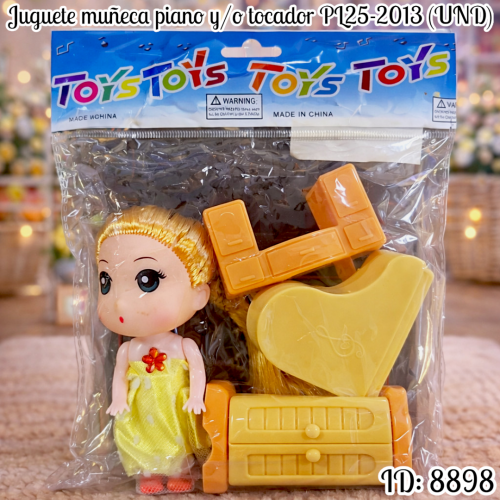 Juguete muñeca piano y/o tocador PL25-2013 (UND)