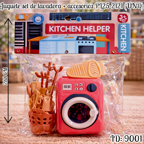 Juguete set de lavadora + accesorios PL25-2121 (UND)
