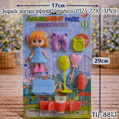 Juguete parque infantil + muñeca PL25-2210 (UND)