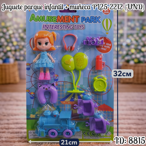 Juguete parque infantil + muñeca PL25-2212 (UND)