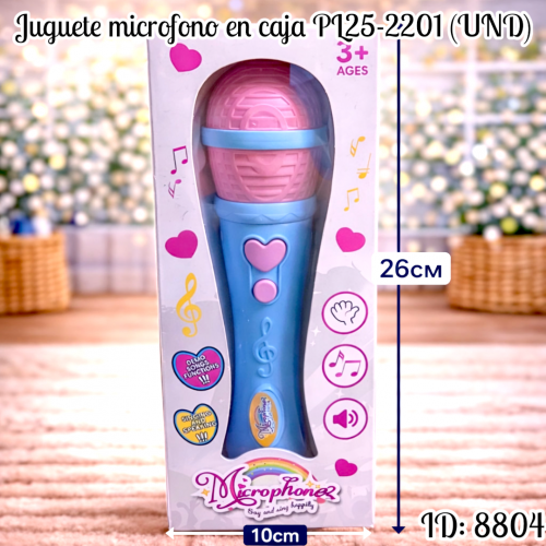 Juguete microfono en caja PL25-2201 (UND)
