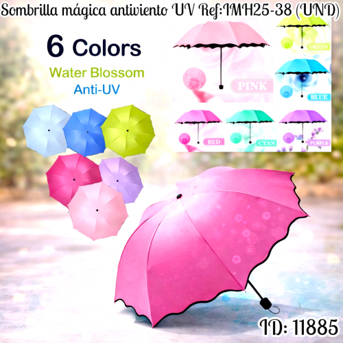 Sombrilla mágica antiviento UV Ref:IMH25-38 (UND)