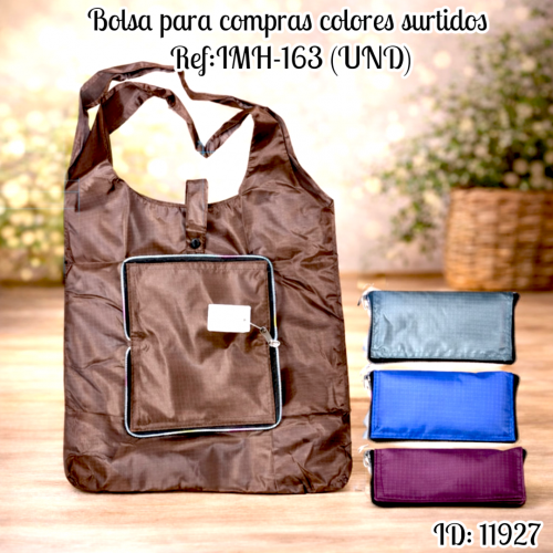 Bolsa para compras colores surtidos Ref:IMH-163 (UND)