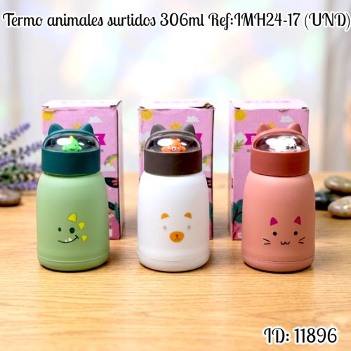 Termo animales surtidos 306ml Ref:IMH24-17 (UND)