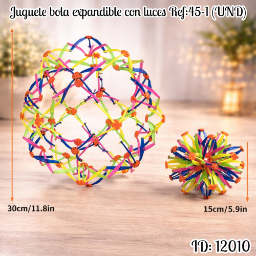 Juguete bola expandible con luces Ref:45-1 (UND)