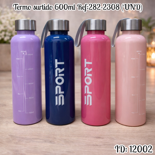 Termo surtido 600ml Ref:282-2308 (UND)