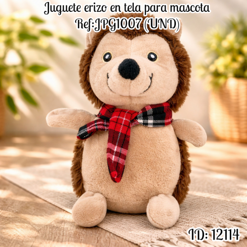 Juguete erizo en tela para mascota Ref:JPG1007 (UND)