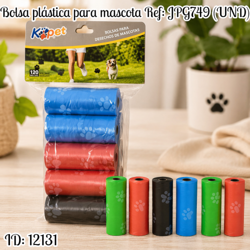 Bolsa plástica para mascota Ref: JPG749 (UND)
