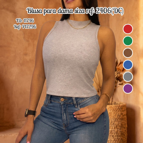 Blusa para dama siza ref: 2406(UND)