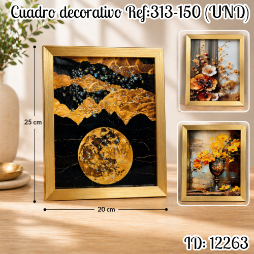 Cuadro decorativo Ref:313-150 (UND)