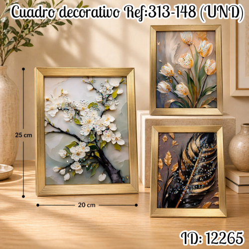Cuadro decorativo Ref:313-148 (UND)