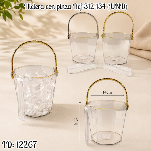 Hielera con pinza Ref:312-134 (UND)