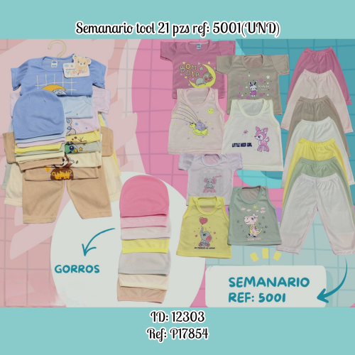 Semanario tool 21 pzs ref: 5001(UND)