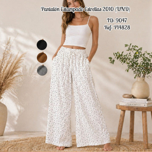 Pantalón Estampado Estrellas 2010 (UND)