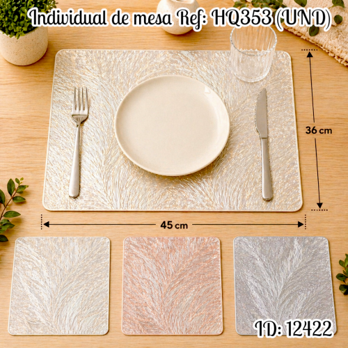 Individual de mesa Ref: HQ353 (UND)