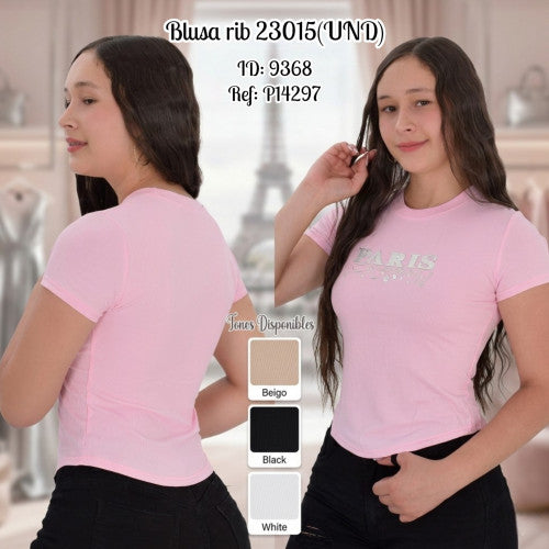 Blusa rib 23015(UND)