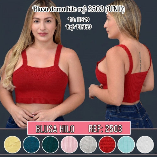Blusa dama hilo ref: 2503 (UND)