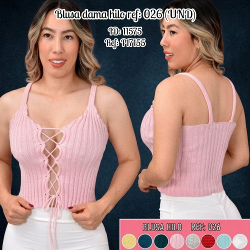 Blusa dama hilo ref: 026 (UND)