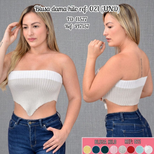 Blusa dama hilo ref: 021 (UND)