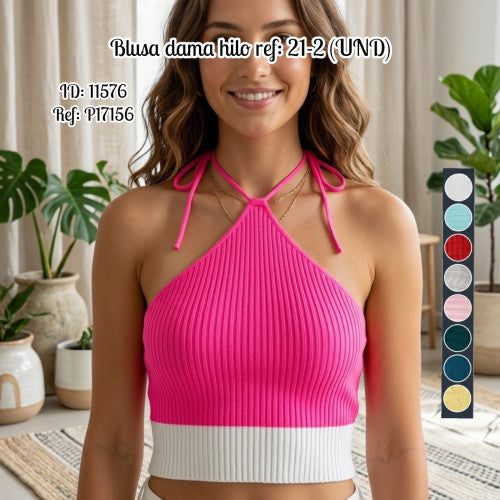 Blusa dama hilo ref: 21-2 (UND)