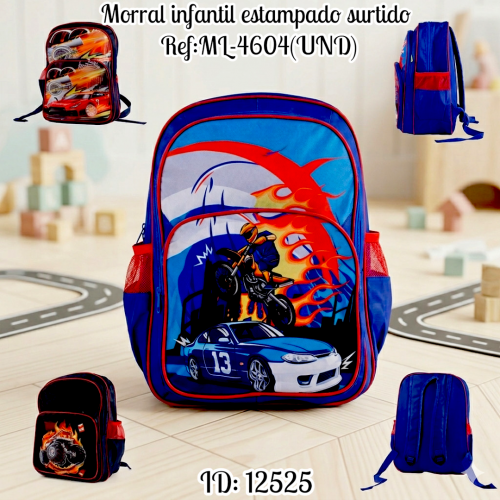 Morral infantil estampado surtido Ref:ML-4604(UND)