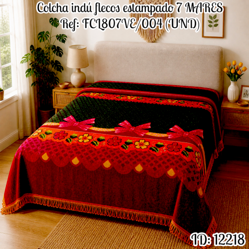 Cobija Andú estampada Ref: FCL807VE/004 (UND)