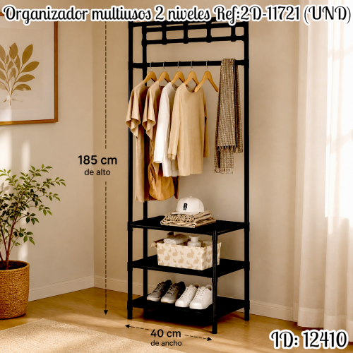 Organizador multiusos 2 niveles Ref:2D-11721 (UND)