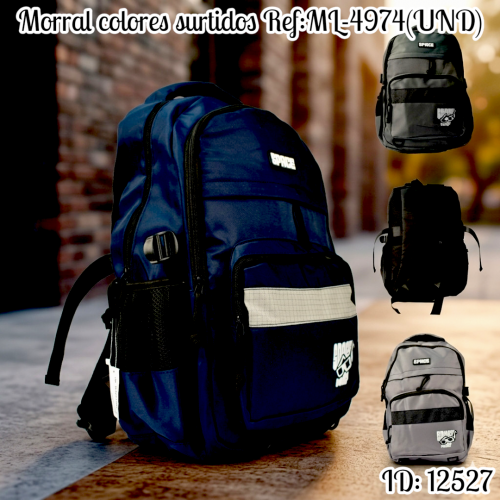Morral colores surtidos Ref:ML-4974(UND)