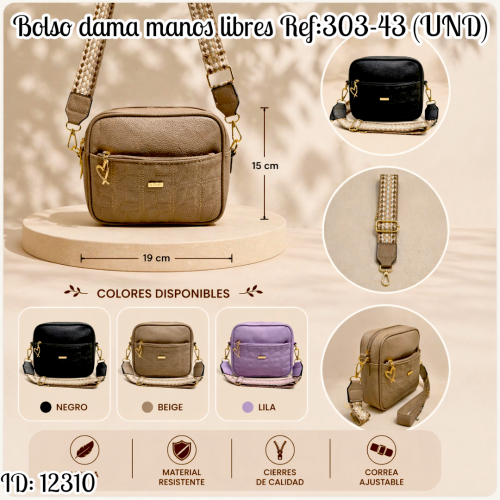Bolso Ref:303-43 (UND)