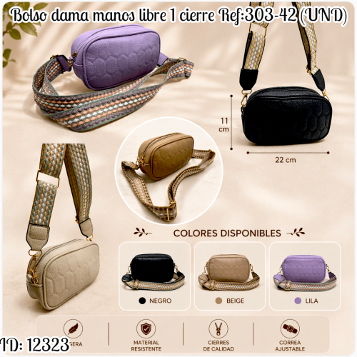 Bolso Ref:303-42 (UND)