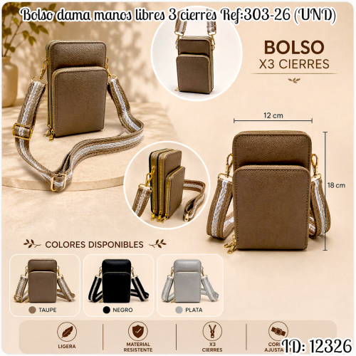 Bolso Ref:303-26 (UND)